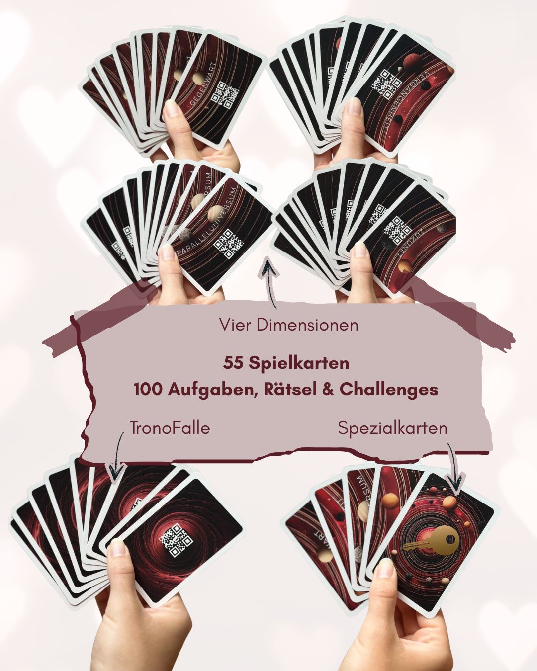 TronoTales Spielekarten Detailansicht, personalisiertere Couplechallenges welche Kommunikation fördern