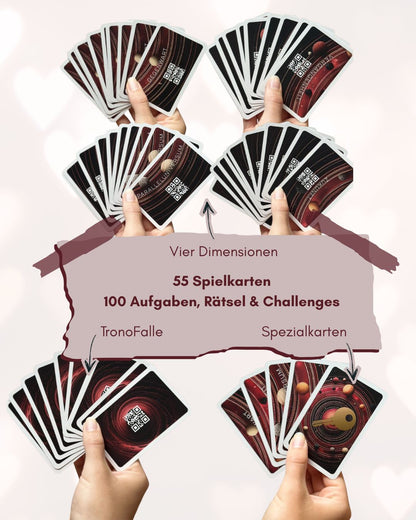 TronoTales Spielekarten Detailansicht, personalisiertere Couplechallenges welche Kommunikation fördern